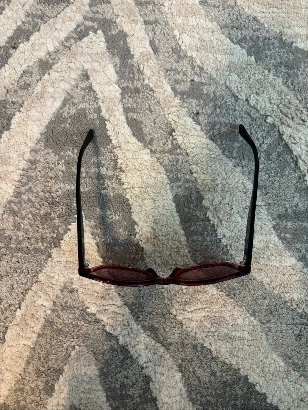 Vogue Burgundy Cat-Eye Sunglasses